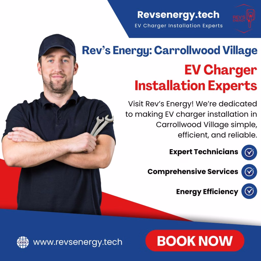 Carrollwood Village EV charger installation featured image