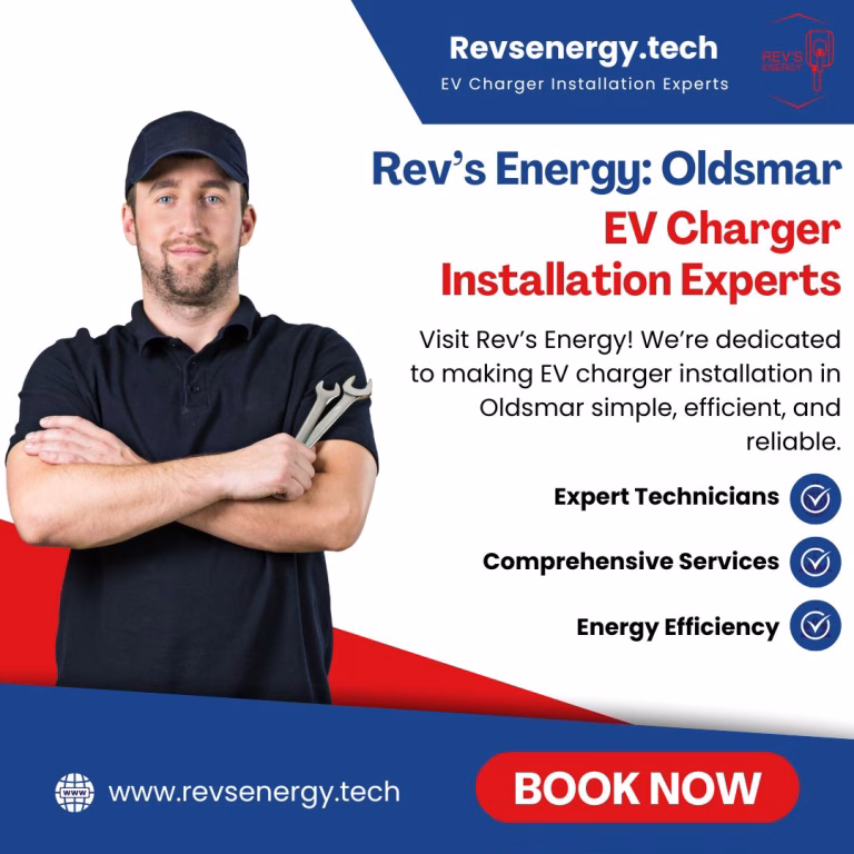 Oldsmar EV charger installation featured image